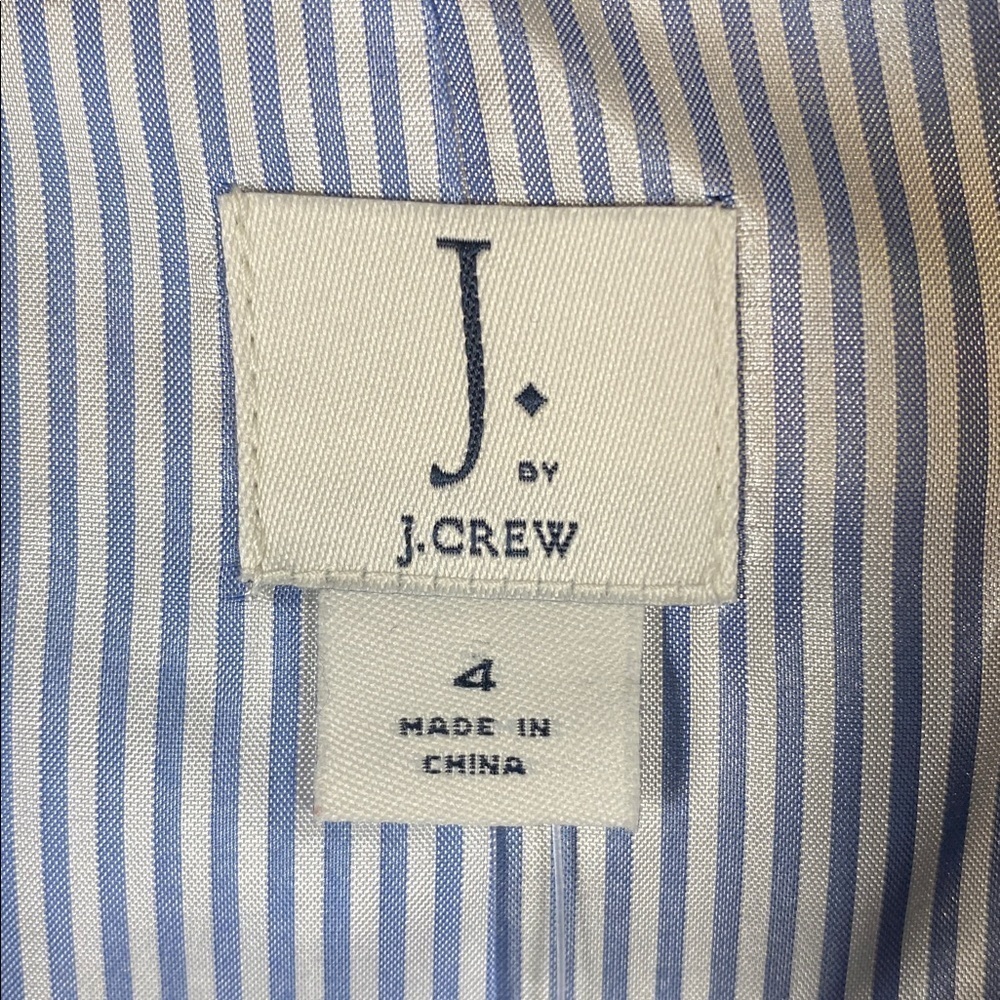 J.Crew Navy Blue Women's School Boy Classic Blazer Gold Buttons Sz 4 - Picture 13 of 17
